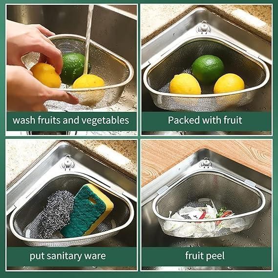 Corner Sink Strainer Basket