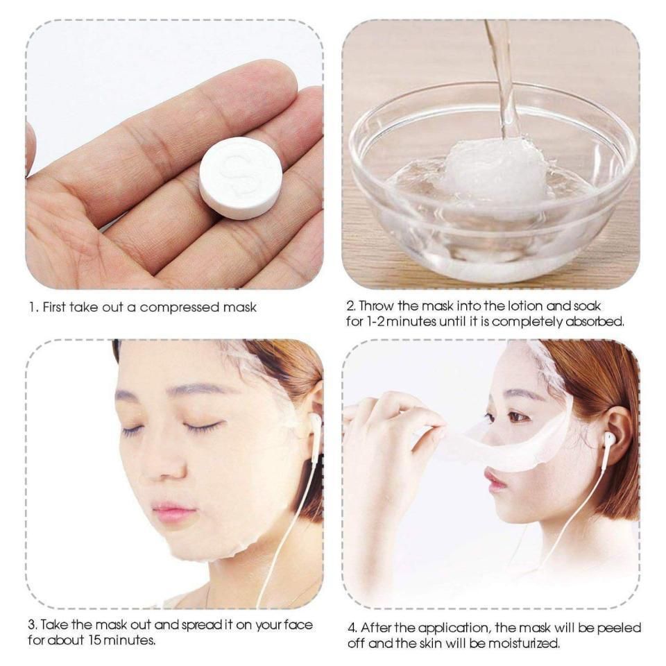 Disposable Face Mask Tablets (Pack of 50pcs)