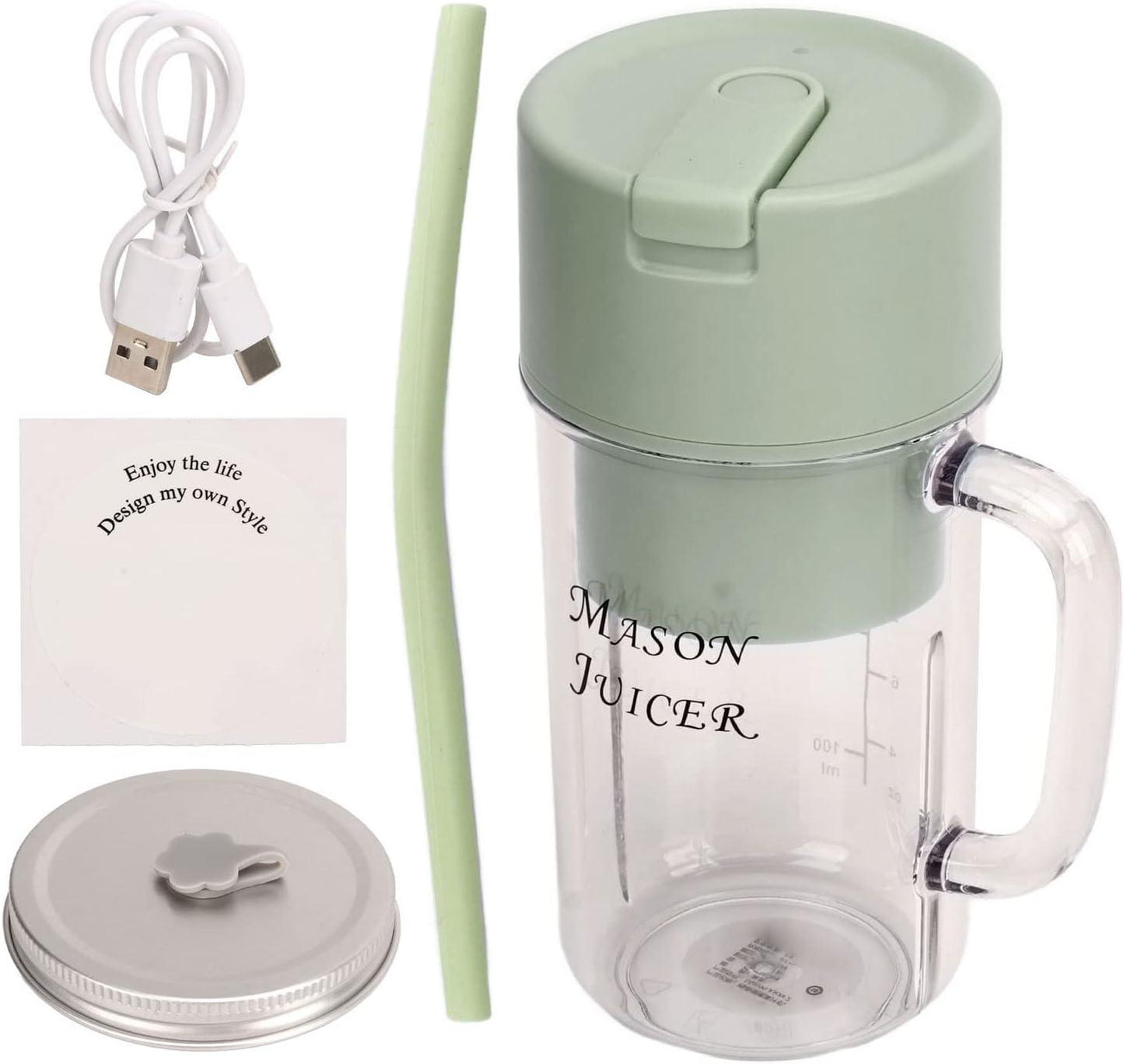 USB Mini Blender with 6 Blades