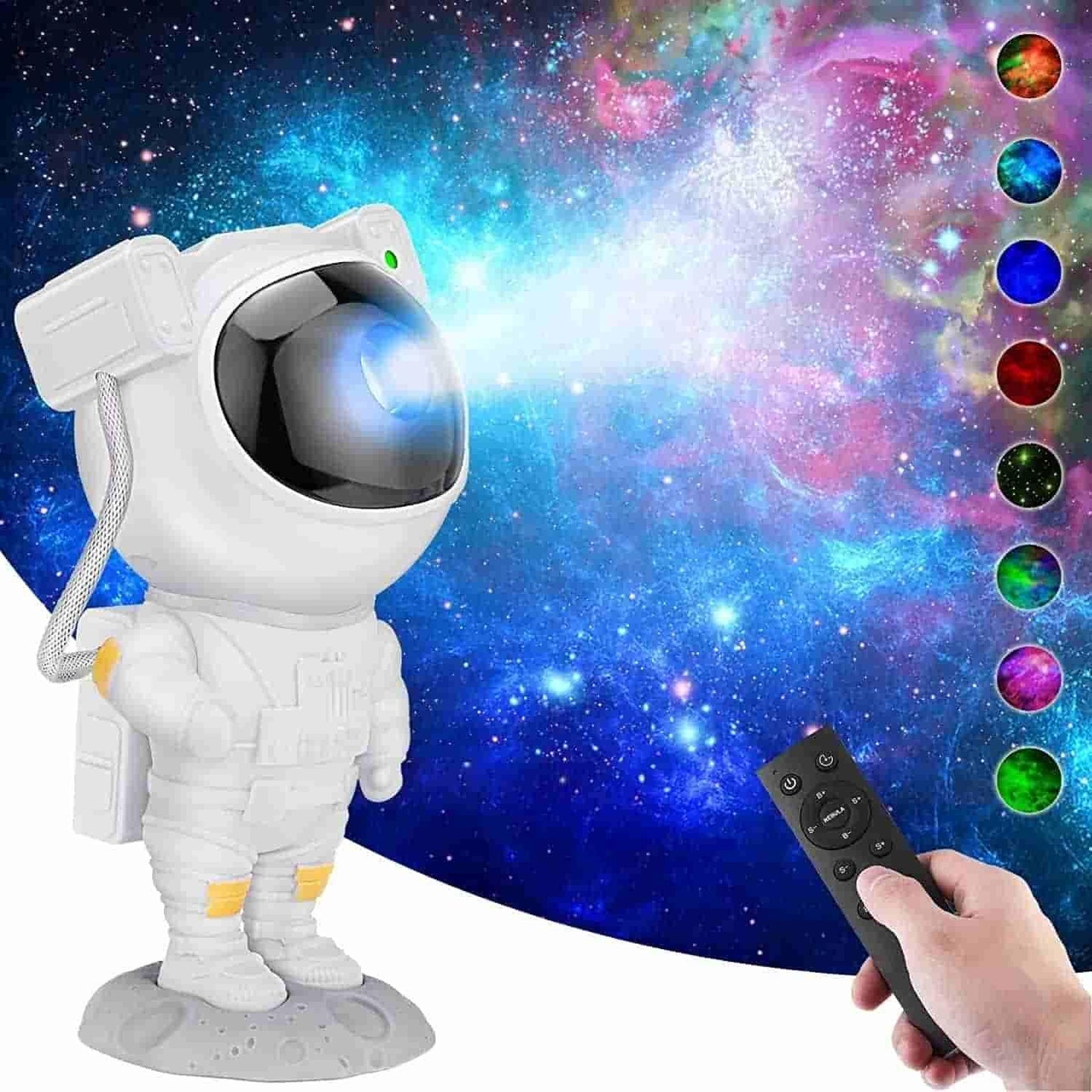 Remote Controlled Astronaut Galaxy Projector