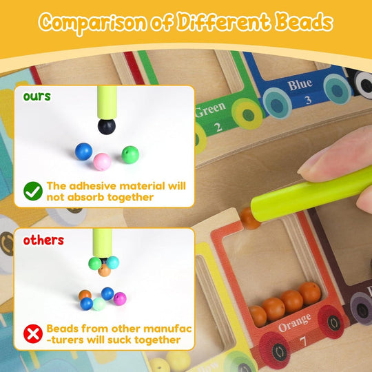 Magnetic Color & Number Maze Montessori