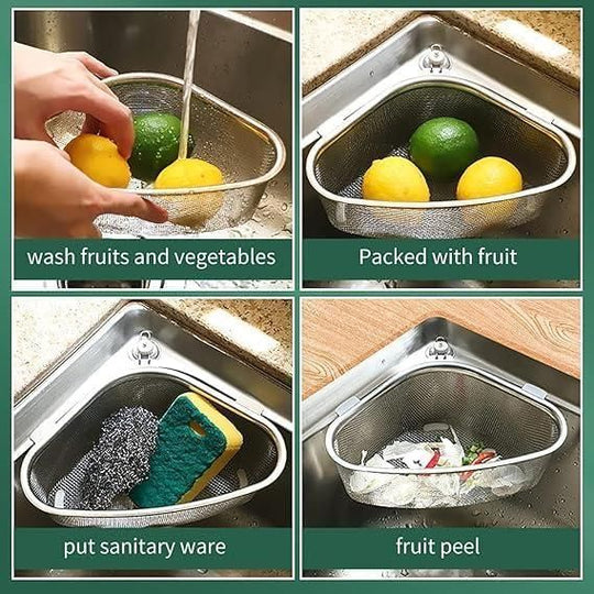 Corner Sink Strainer Basket