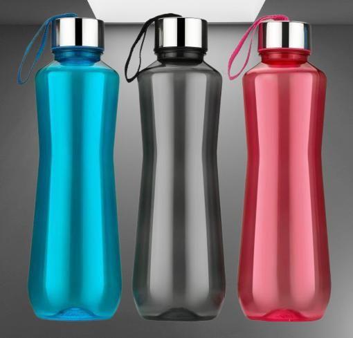 Heavy Round Transparent Bottle (Pack of 3)