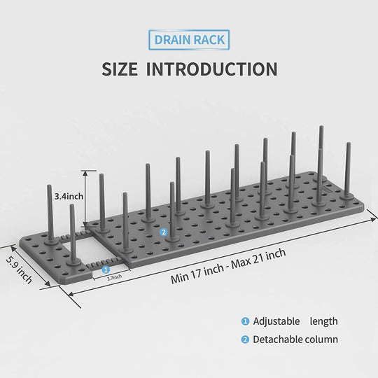 Expandable Pegboard Drawer Organizer