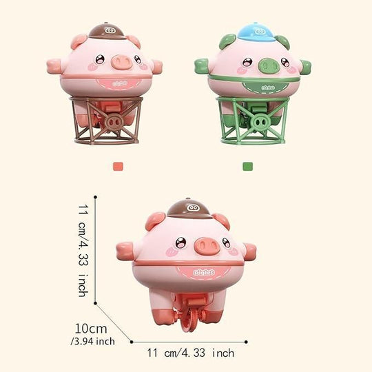 Tightrope Walking Tumbler Pig