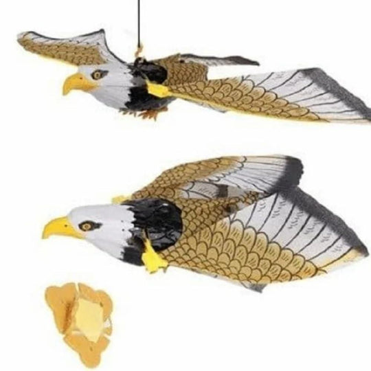 Realistic Flying Eagle Bird With Spread Wings