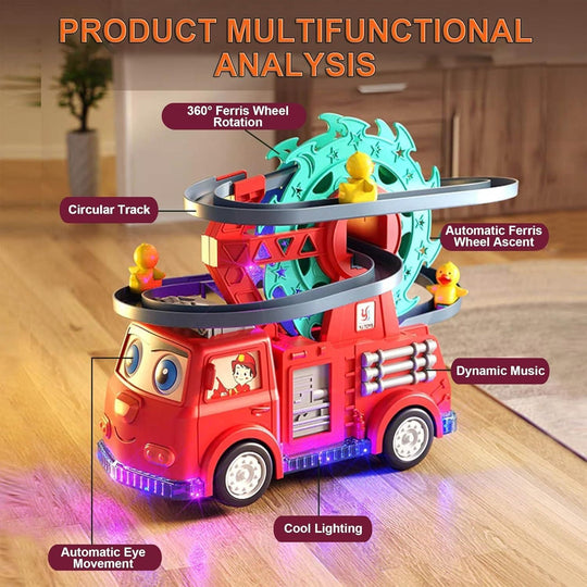 Fire Truck with Climbing Duck & Sound