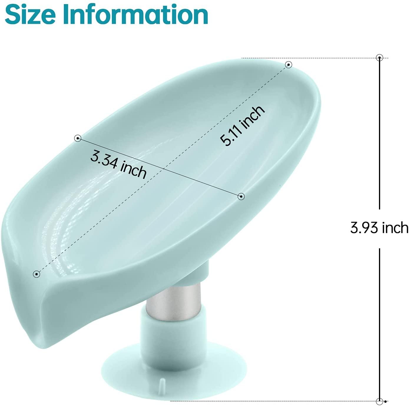 Leaf Shape Soap Holder With Suction Cup