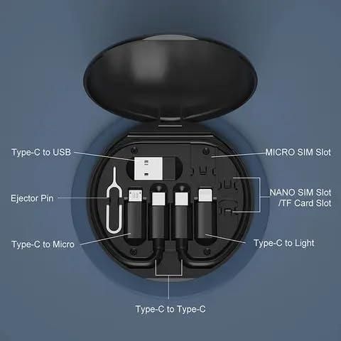 Fast Charging 60W Travel Cable Multi-Set
