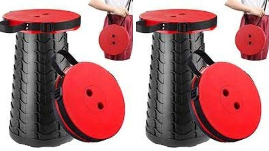 Lightweight Folding Stool (Pack of 2)