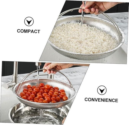 Stainless-Steel Mesh Rinse Basket