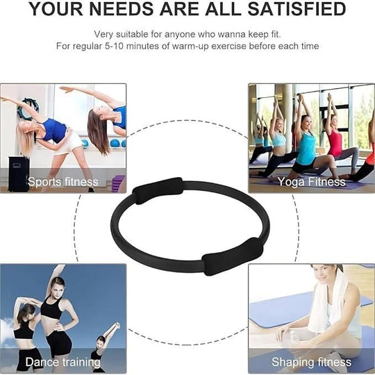 Fitness Ring Circle With Foam Padded Handles