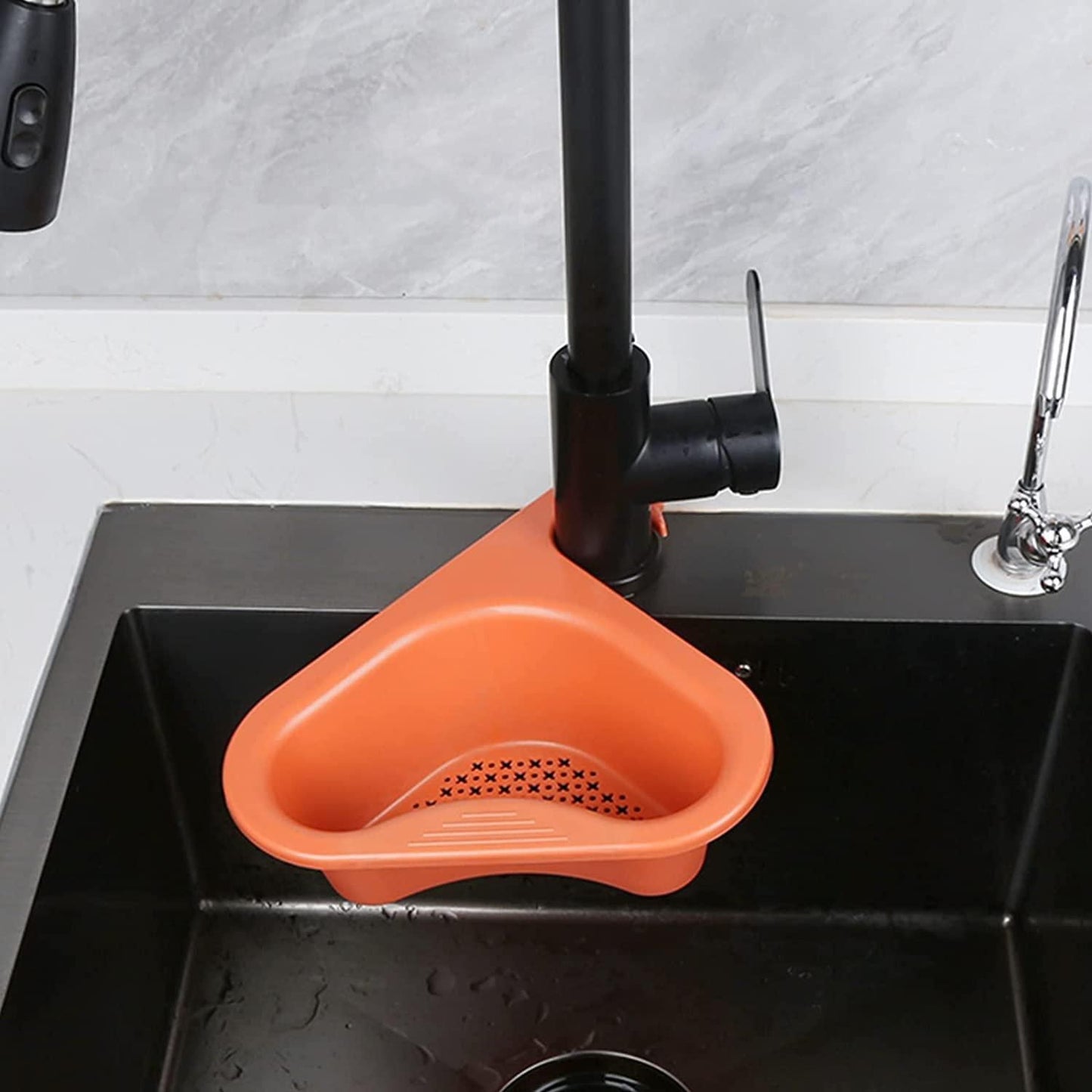 Plastic Kitchen Sink Organizer Corner (Pack of 2)