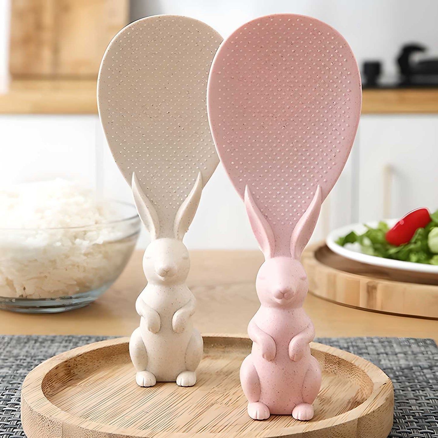 Stand-Up Non-Stick Rice Spoon (Pack of 2)