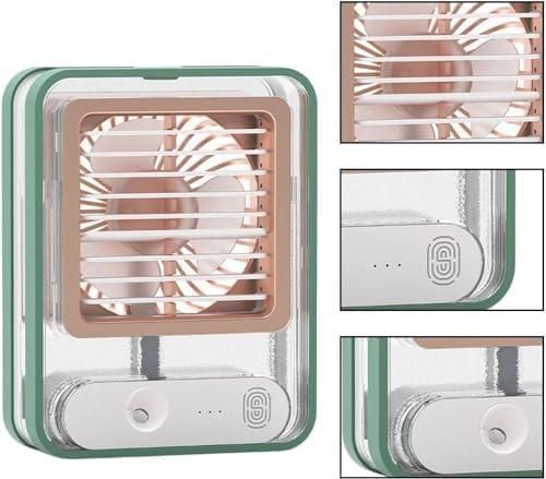 Rechargeable Mini USB Fan with Mist Spray