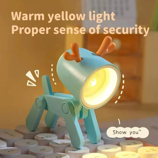 Mini LED Dog Desk Lamp