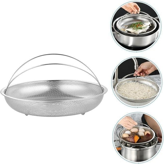 Stainless-Steel Mesh Rinse Basket