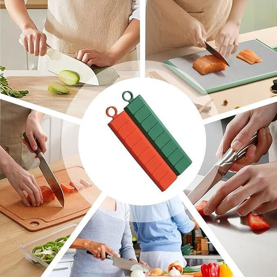 Silicone Magnetic Vegetable Cutter (Pack of 2)