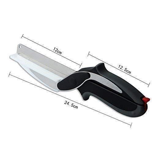 2 in 1 Kitchen Knife & Clever Cutter