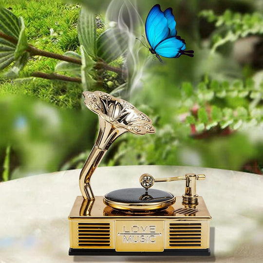 Car Vintage Phonograph With Fragrance