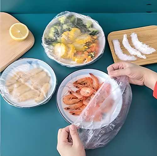 Reusable Elastic Storage Covers (Pack of 100)